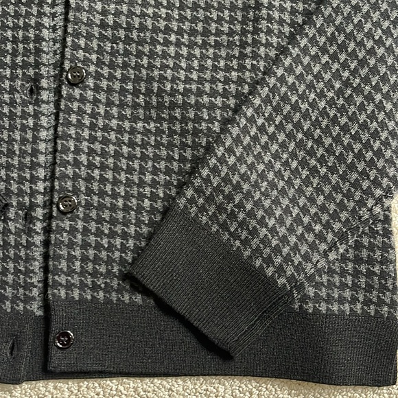 Theory houndstooth cardigan sweater - Picture 3 of 3